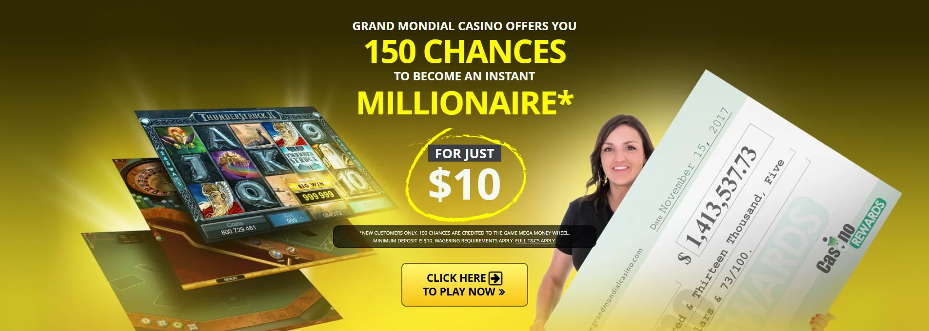 Grand Mondial Casino App No Deposit Bonus